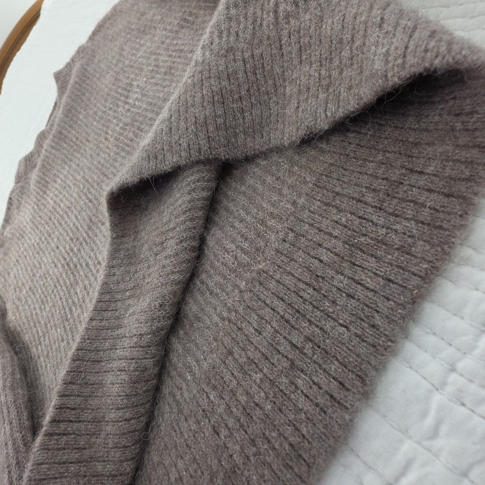 Everlane Alpaca Cocoon Crew Sweater Womens S Gray NWOT Oversized Wool Blend - Picture 3 of 14